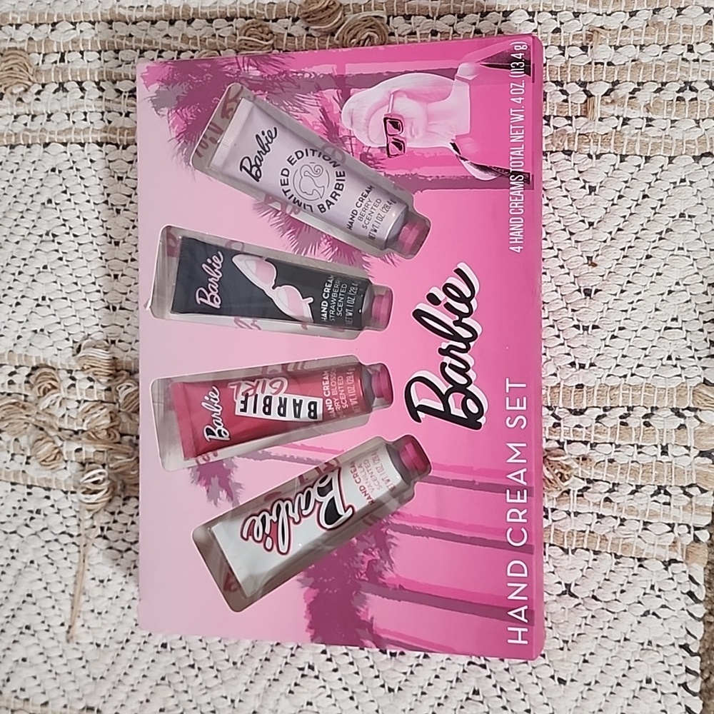 Barbie Hand Cream Gift Set 4 Lotions
